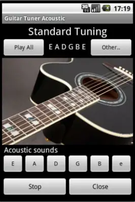 Guitar Tuner android App screenshot 0